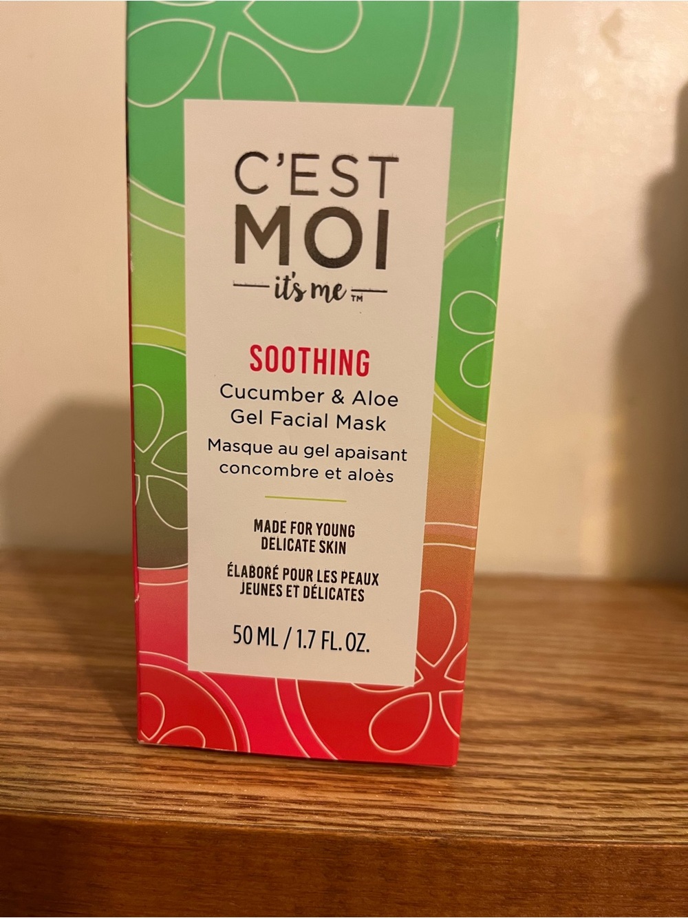 C'EST MOI Soothing Cucumber & Aloe Gel Facial Mask - Green